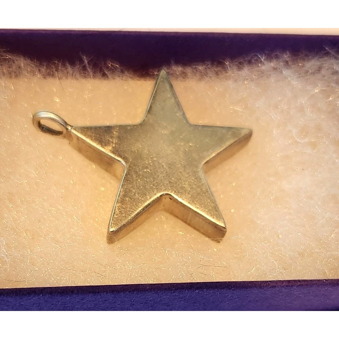 Pendant  Silver Star 30 x 30 mm   5 mm thick  6.8Gr 925  Silver