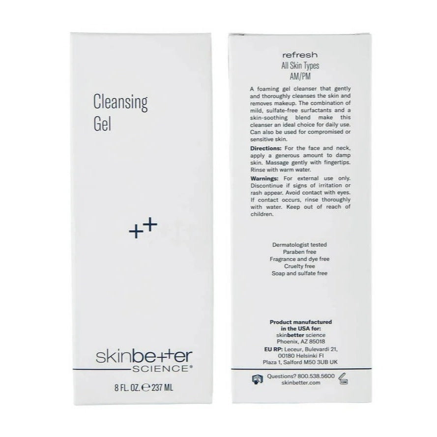 Skincare Skinbetter Cleansing Gel  8 oz Ideal for daily use on all skin types,