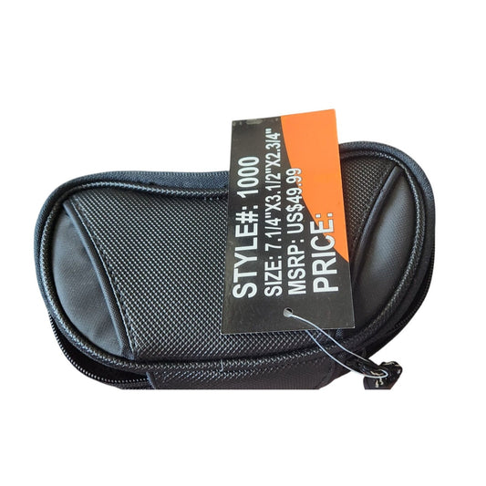 Bag Handlebar Black Motorcycle Bike Scooter Bag Attach   7 1/4" x 3 1/2" x 2 3/4"