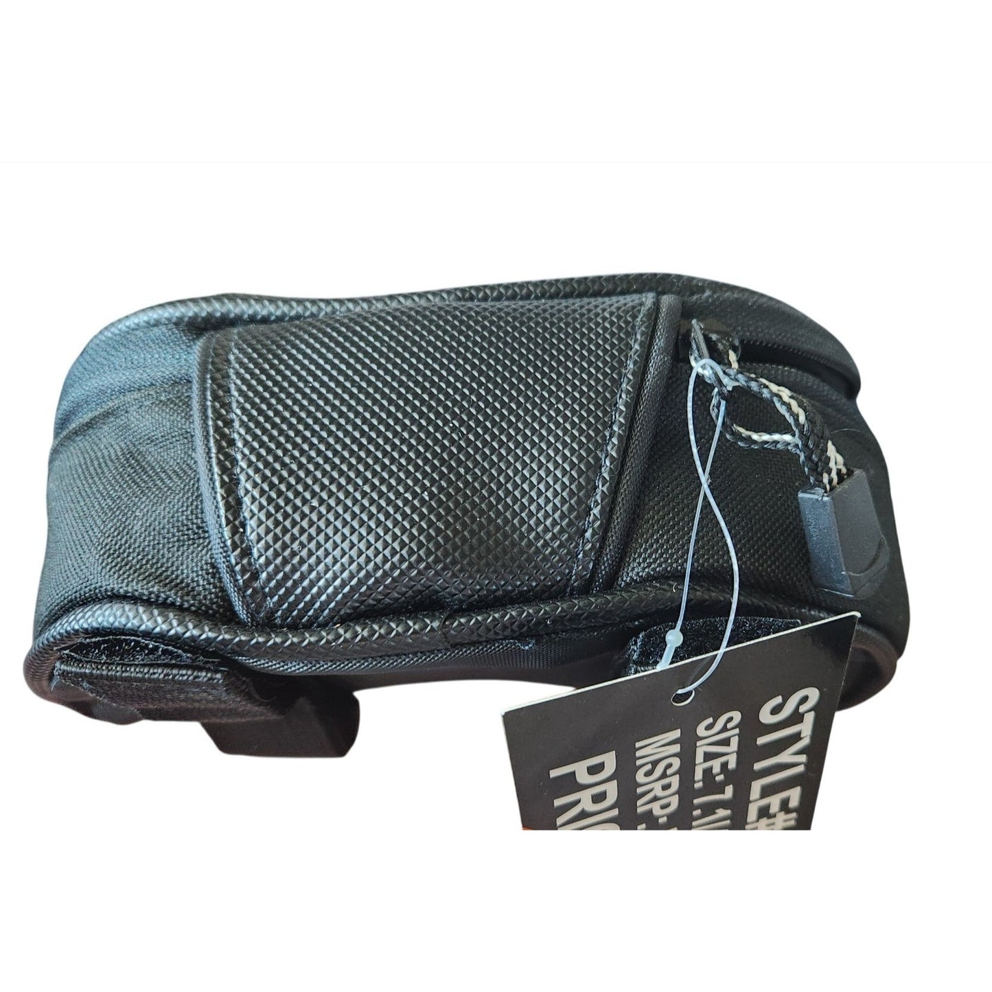 Bag Handlebar Black Motorcycle Bike Scooter Bag Attach   7 1/4" x 3 1/2" x 2 3/4"