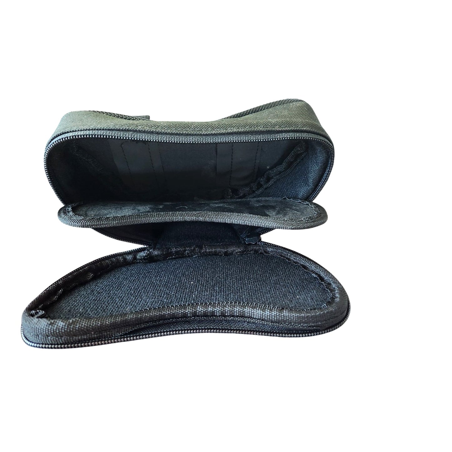 Bag Handlebar Black Motorcycle Bike Scooter Bag Attach   7 1/4" x 3 1/2" x 2 3/4"