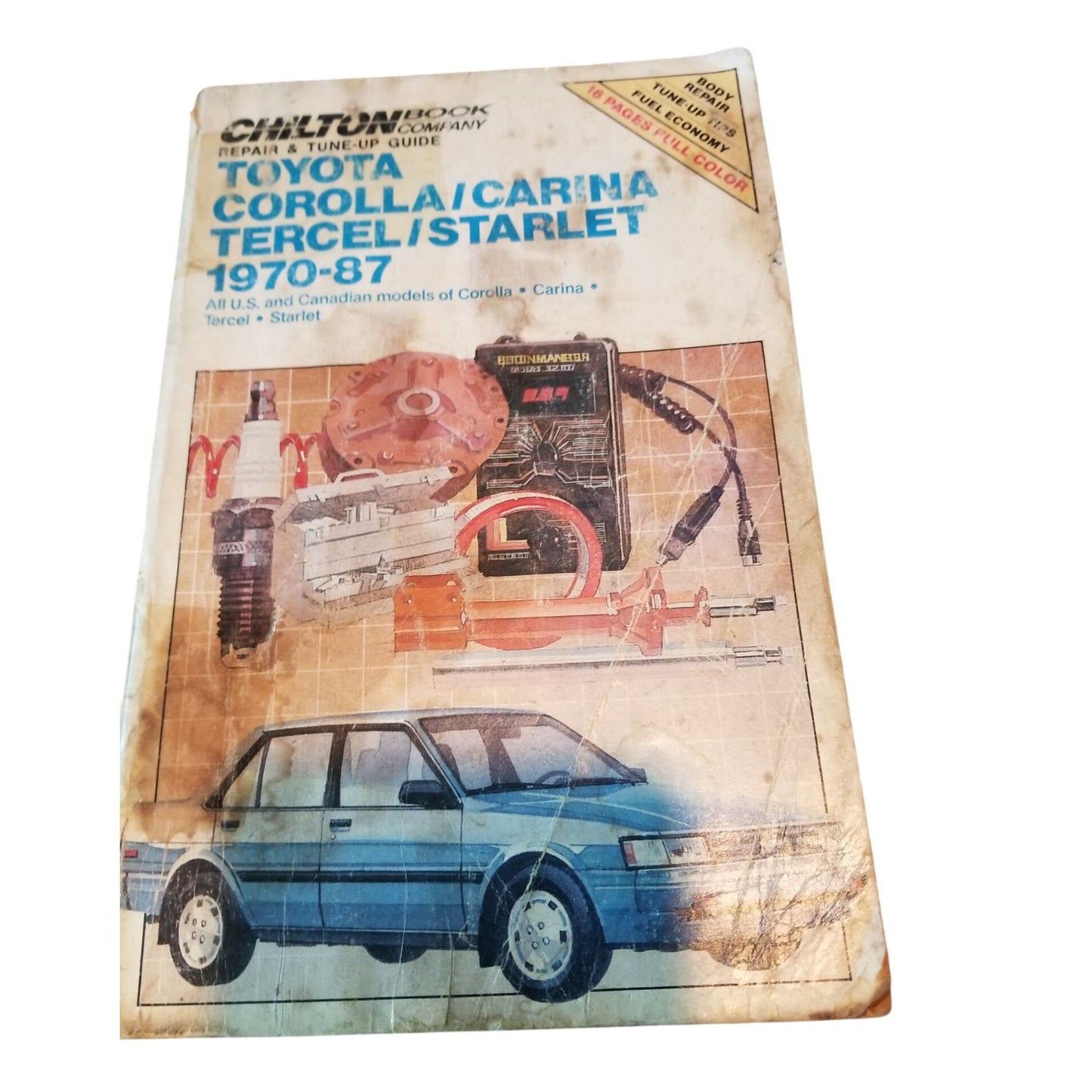 Book Chiltons Toyota Corolla Carina Tercel Starlet 1970 - 1983  # 7036  All Models