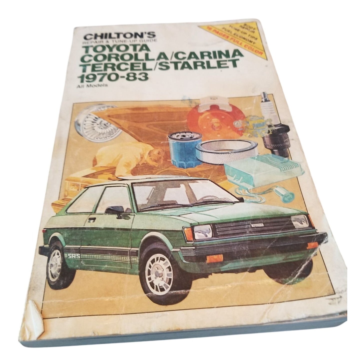 Book Chiltons Toyota Corolla Carina Tercel Starlet 1970 - 1983  # 7036  All Models