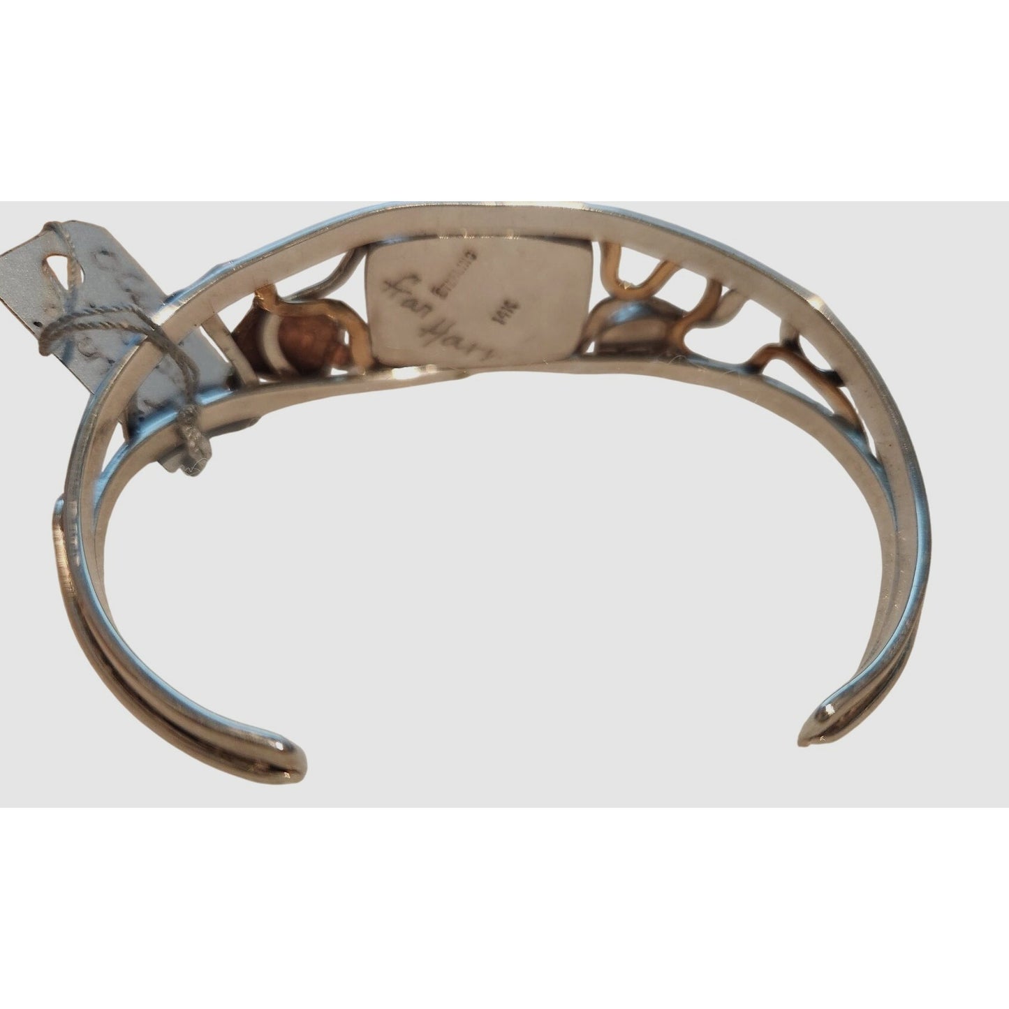 Bracelet Ocean Jasper Garnet Sterling 925  Silver 14K Gold Accents Turtle