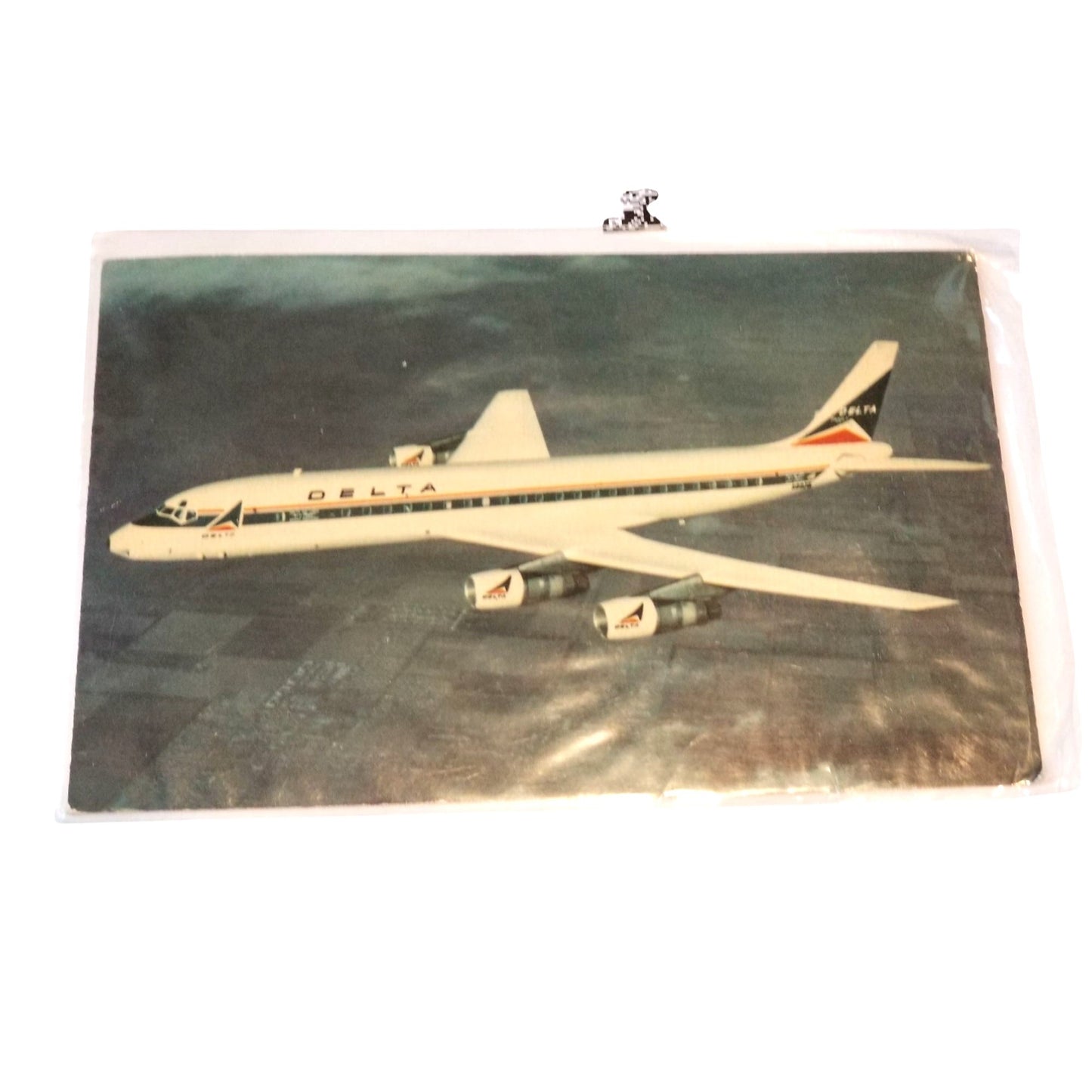 Postcard Delta's modern Jet fleet Color Clean not written onvb