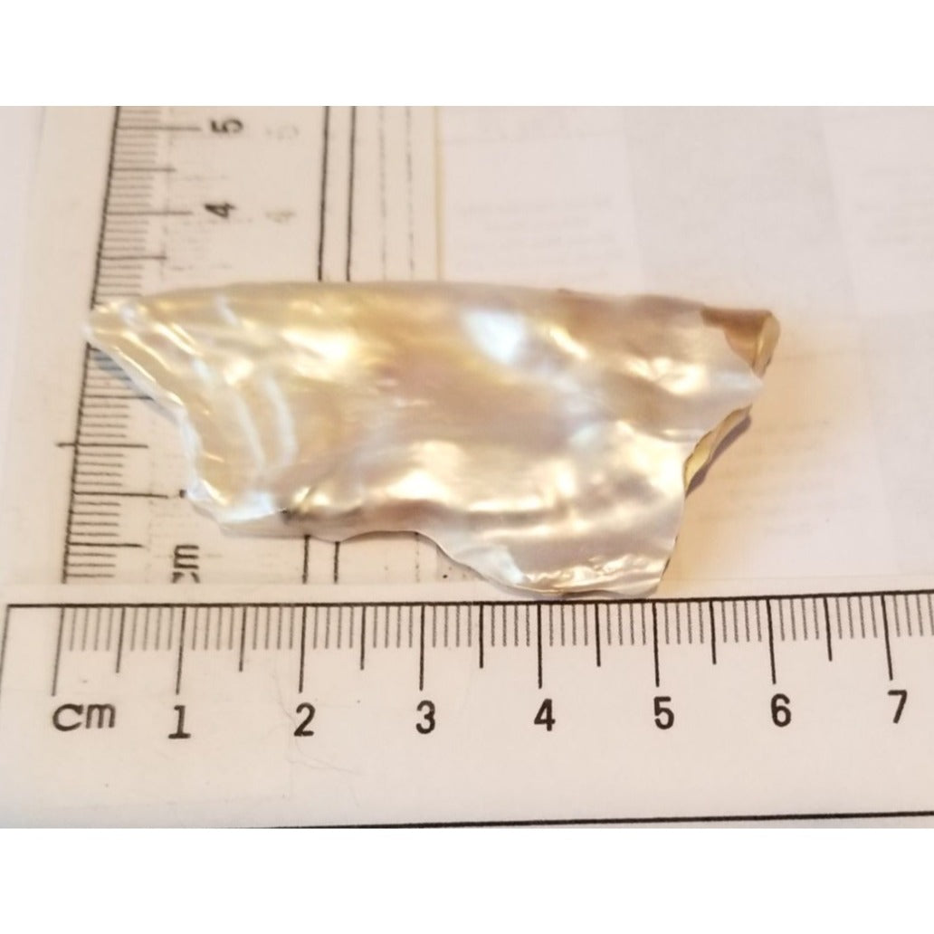 Loose Baroque Rectangle  Freshwater Keshi 50  ct  100  gr  6 cm  x 3 cm Real Natural