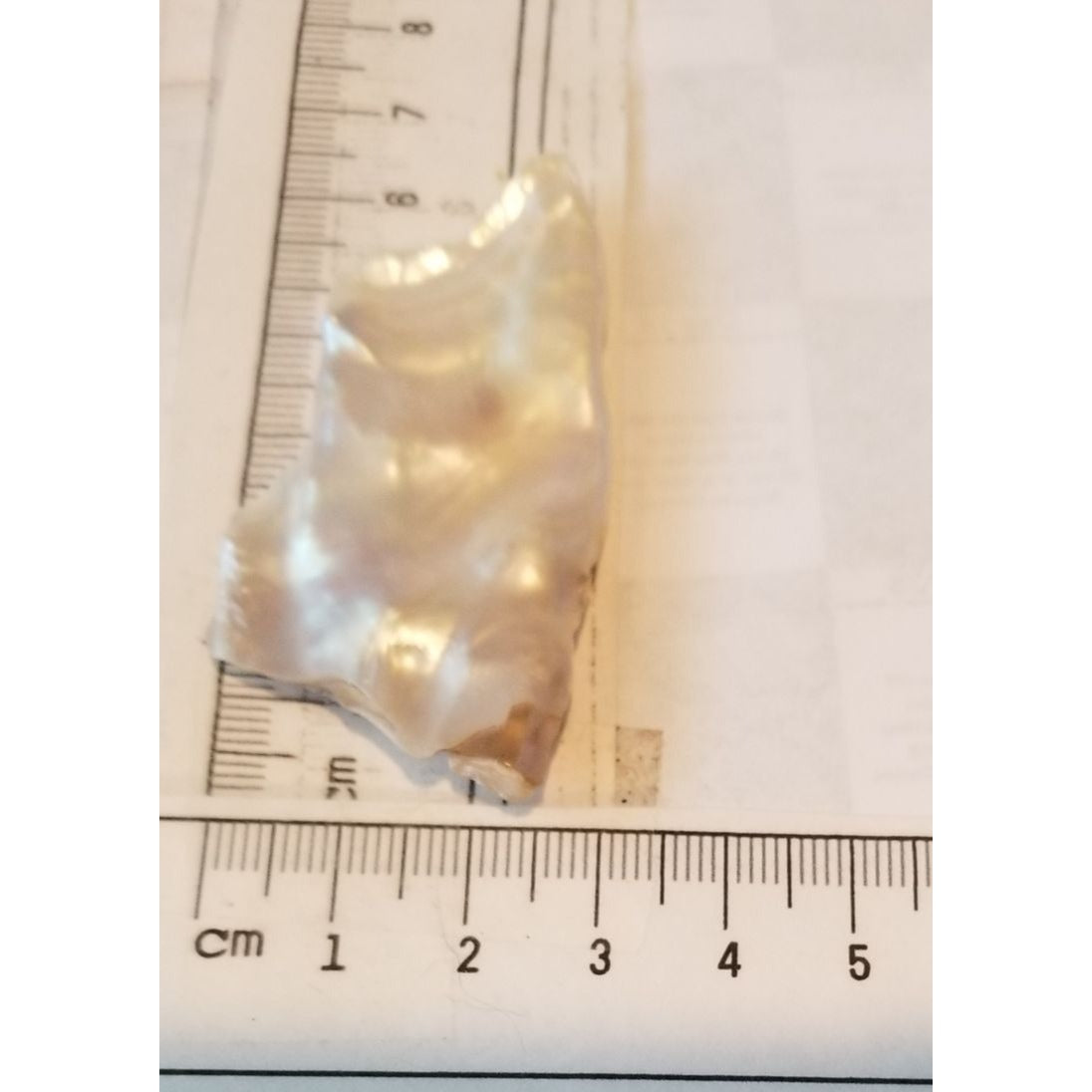 Loose Baroque Rectangle  Freshwater Keshi 50  ct  100  gr  6 cm  x 3 cm Real Natural