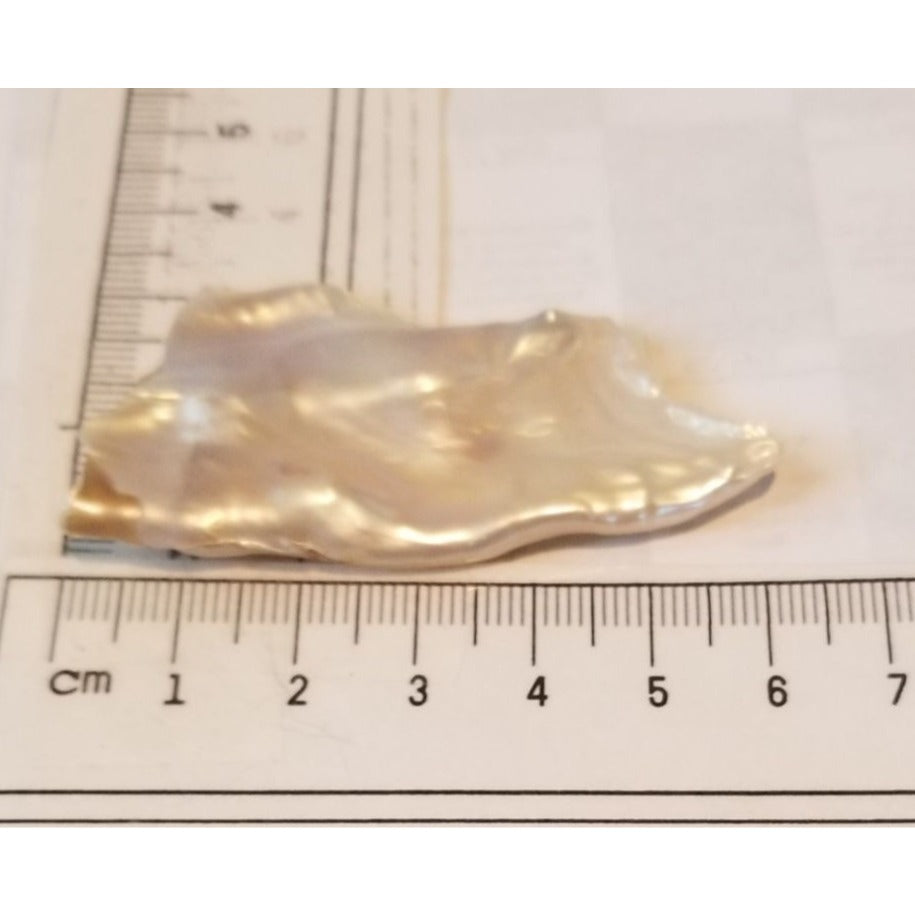 Loose Baroque Rectangle  Freshwater Keshi 50  ct  100  gr  6 cm  x 3 cm Real Natural