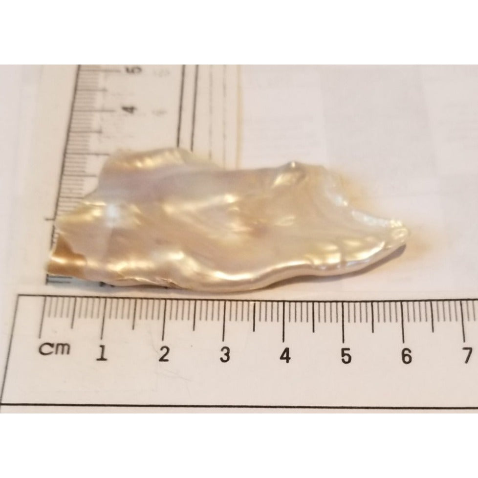 Loose Baroque Rectangle  Freshwater Keshi 50  ct  100  gr  6 cm  x 3 cm Real Natural
