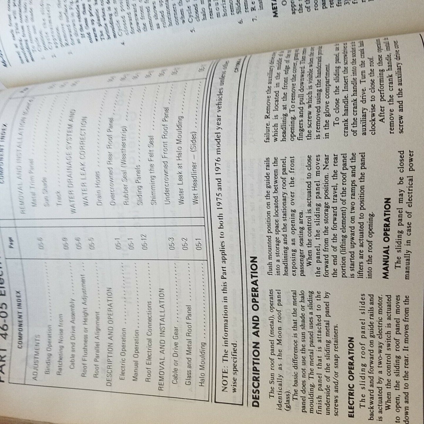 Book 1975 - 1976  Ford Motor Company Body  Car Shop Manual Vol 4 Body 1975
