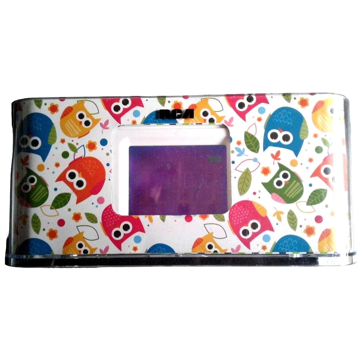 Alarm Clock RCA  Owl Wrap Model RCR8622 Backup Battery USB Connector Snooze Radio