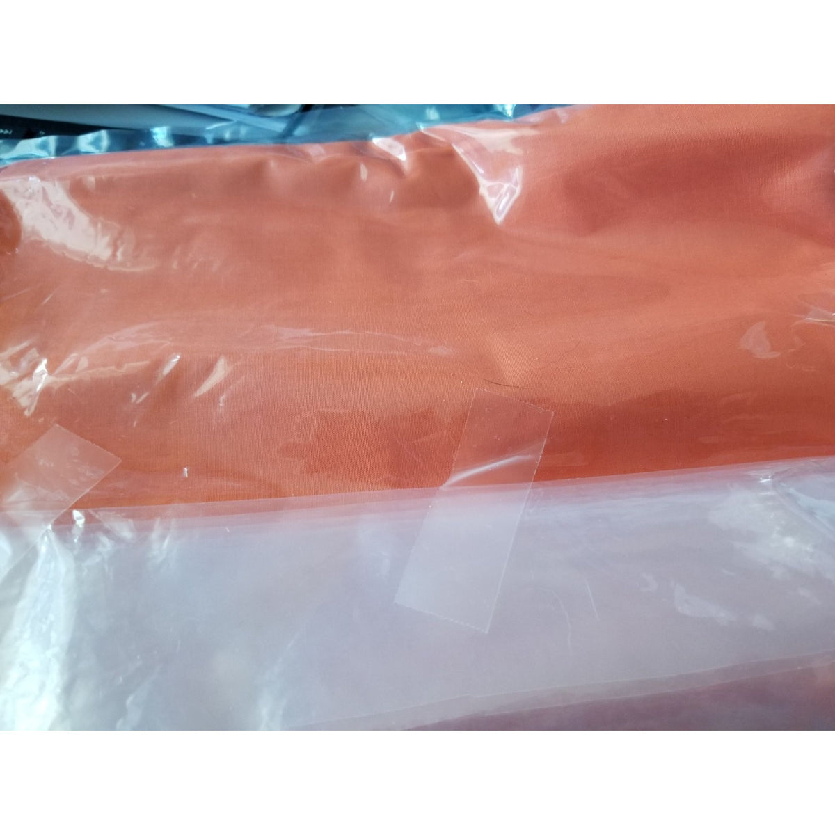Material Orange Cotton  JoAnn Fabric  46" x 64"  Cotton