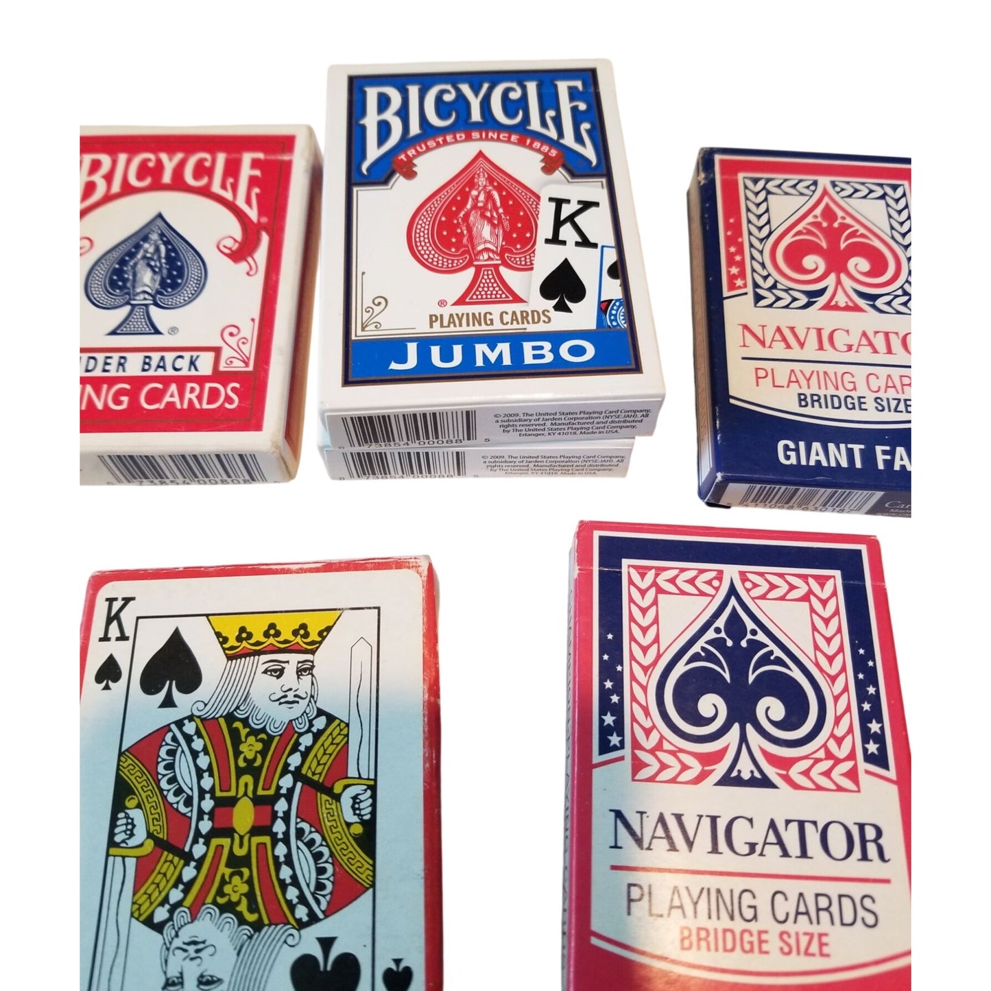 Cards PLaying 6 Decks Bicycle, Champion , Carta Mundi  Belguim Full Decks