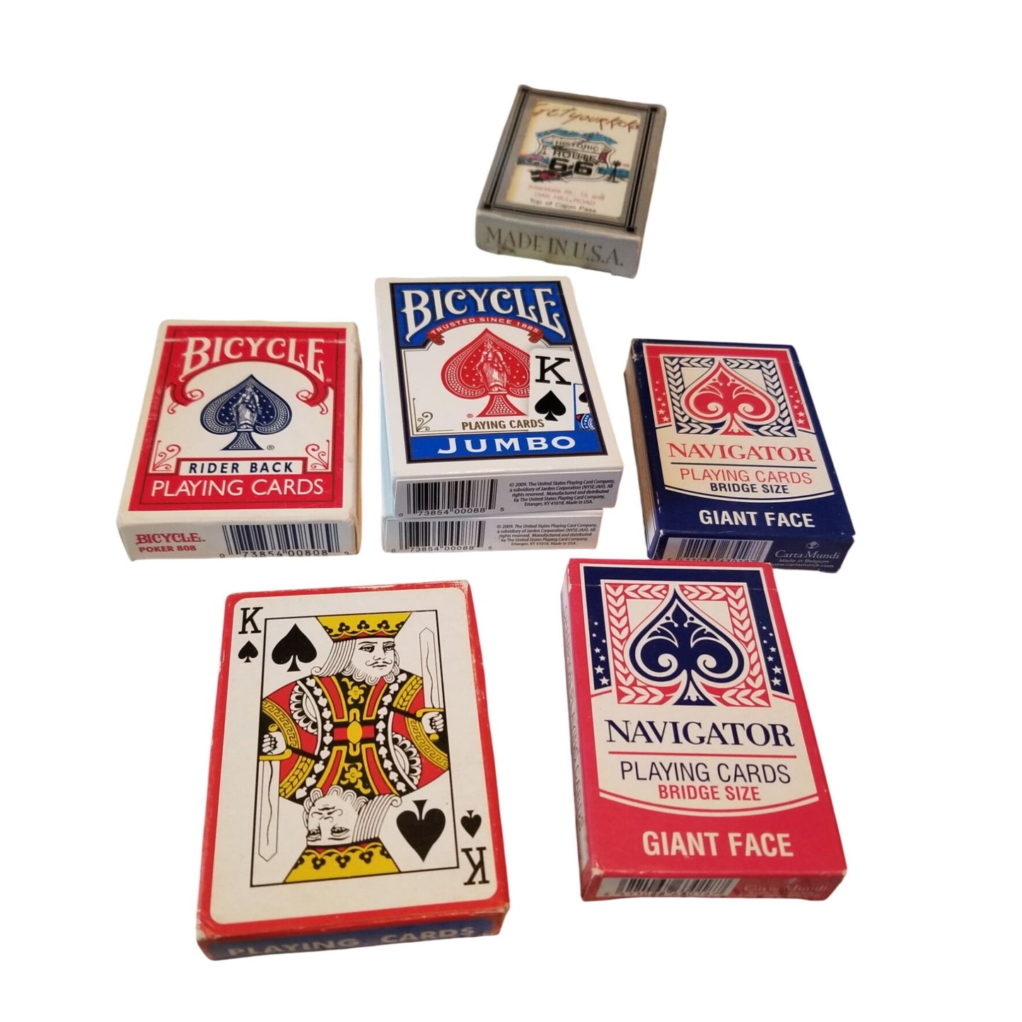 Cards PLaying 6 Decks Bicycle, Champion , Carta Mundi  Belguim Full Decks