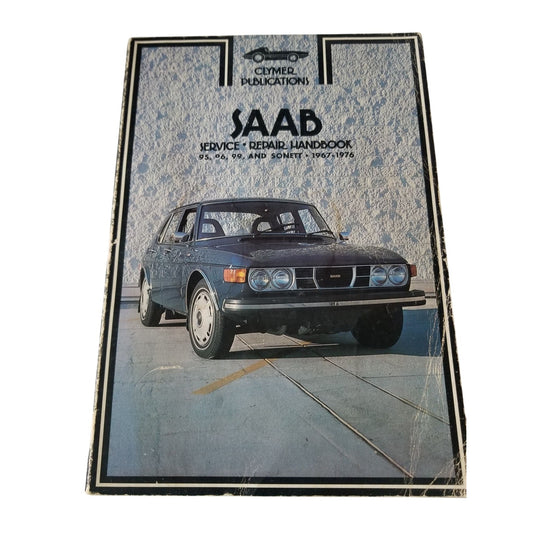 Book Saab 1967 - 1976 Service Repair Handbook Clymer
