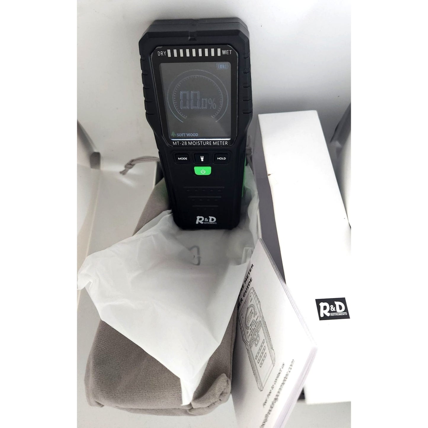 Garden Moisture Meter R & D Instruments MT28C Instructions Bag Electronic