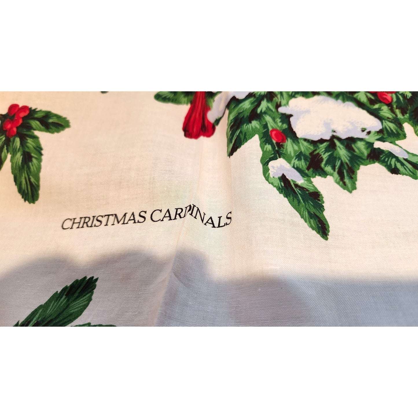 Craft Kit  Christmas Greenery Wearable Art Flowers Birds Ribbon Bows 46" x 36"