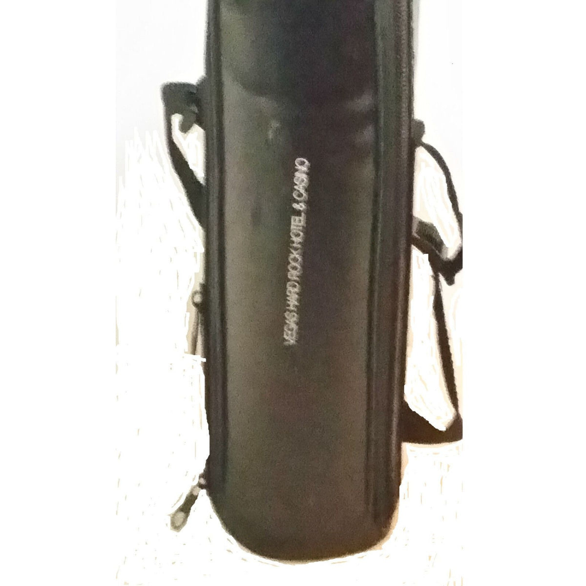 Kitchen Travel Mug Vegas Hard Rock Hotel Thermos Black Silver 16 oz Zipper case Straps