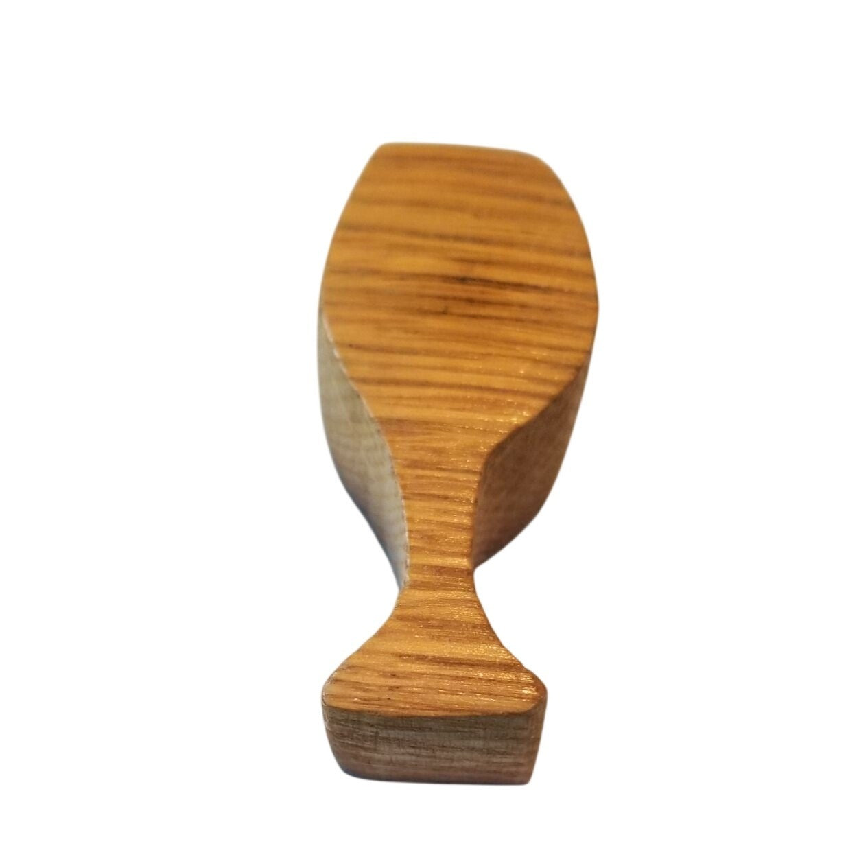 Magnet WoodChampagne Glass Shape 2 1/2 " x 1"      1 small magnets attached to back