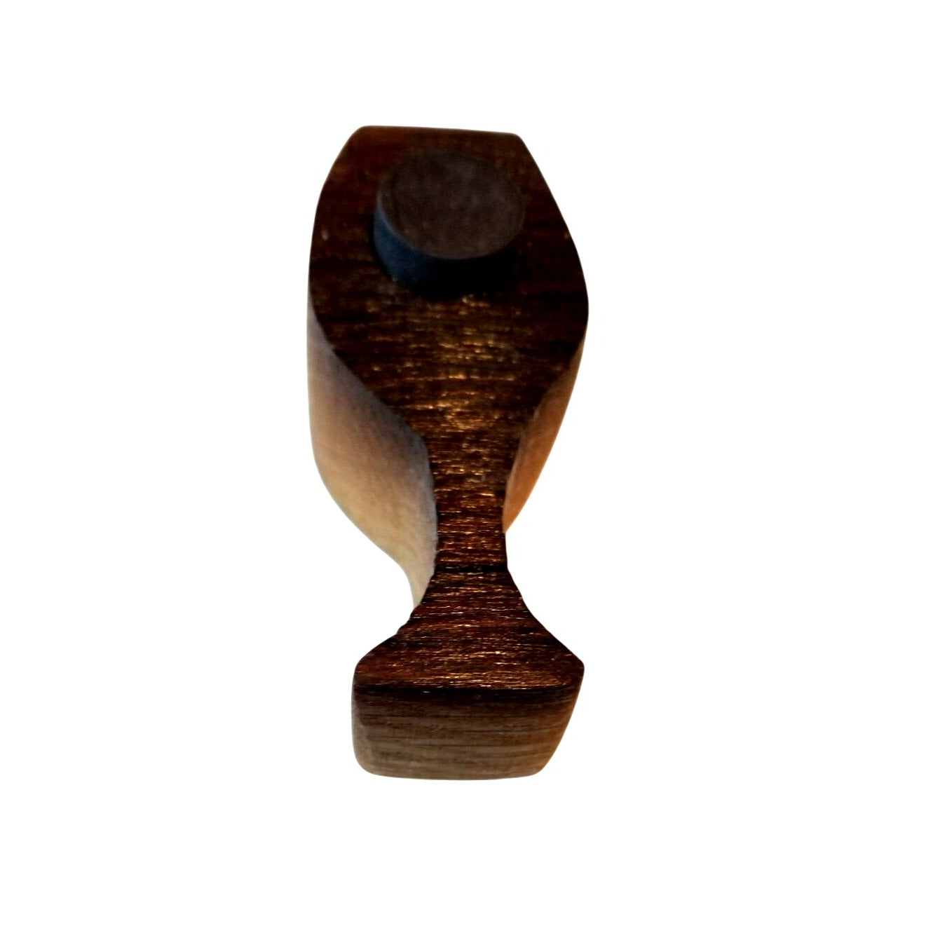 Magnet WoodChampagne Glass Shape 2 1/2 " x 1"      1 small magnets attached to back