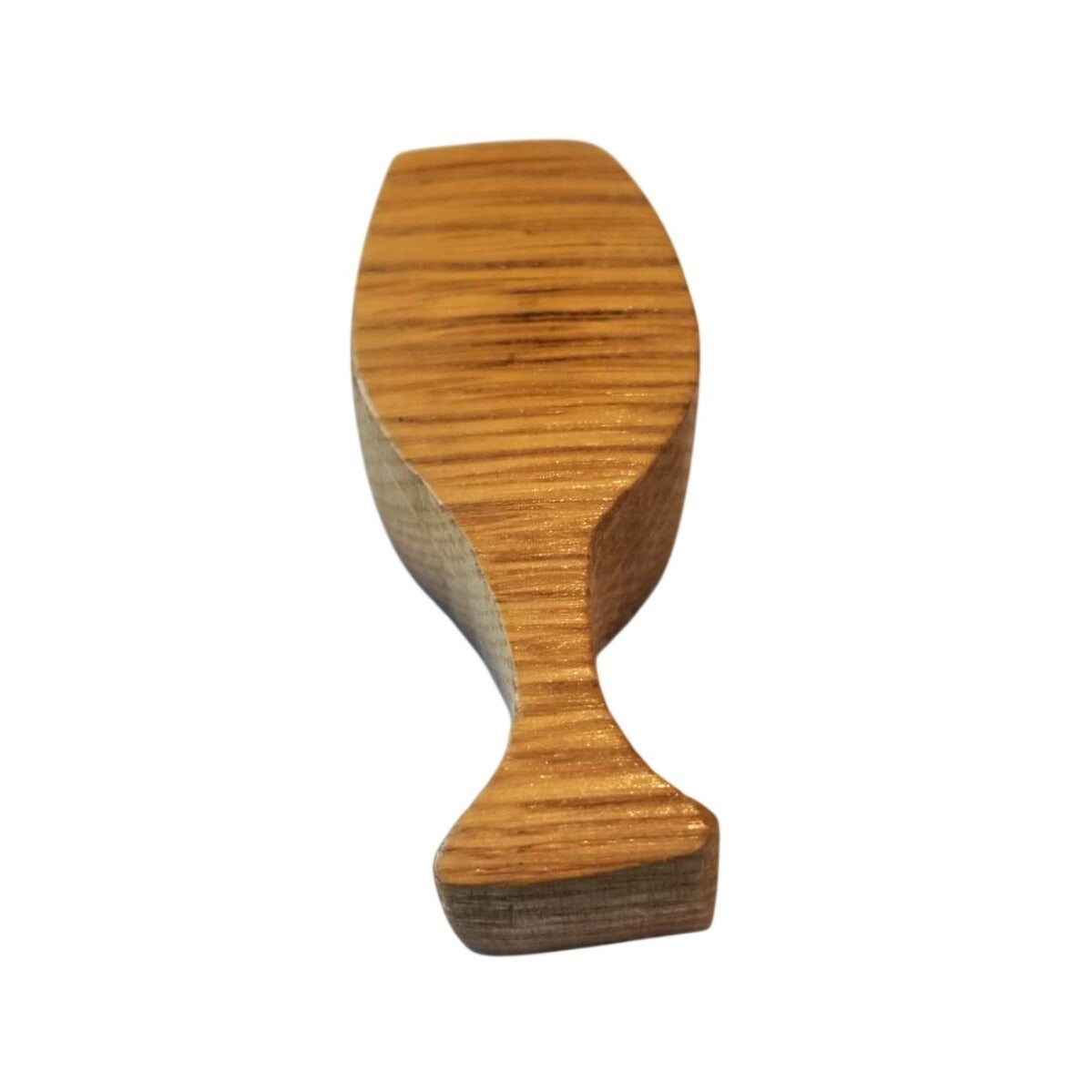 Magnet WoodChampagne Glass Shape 2 1/2 " x 1"      1 small magnets attached to back