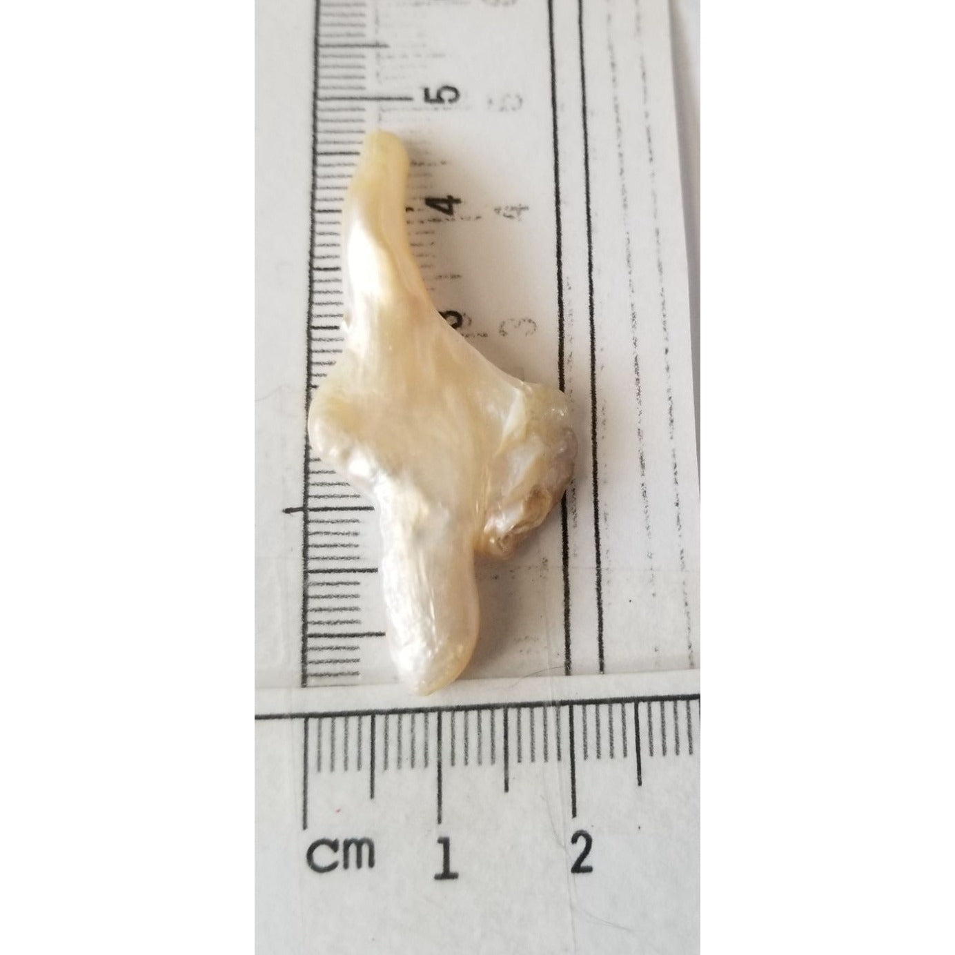 Loose Baroque Look like Sward  Freshwater Keshi 19 ct  38 gr  5 cm  x 2.5  cm