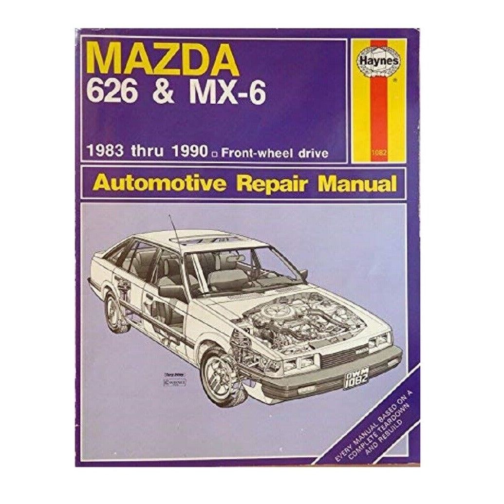 Book 1983 - 1990  Haynes Mazda 626 & MX-6  Front Wheel Drive Automotive Repair