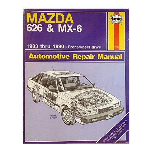 Book 1983 - 1990  Haynes Mazda 626 & MX-6  Front Wheel Drive Automotive Repair