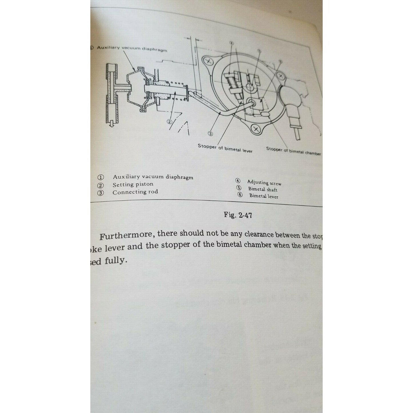 Book  1974  Subaru 1400 MSA 102 B Year USA Model Service Manual Engine Section