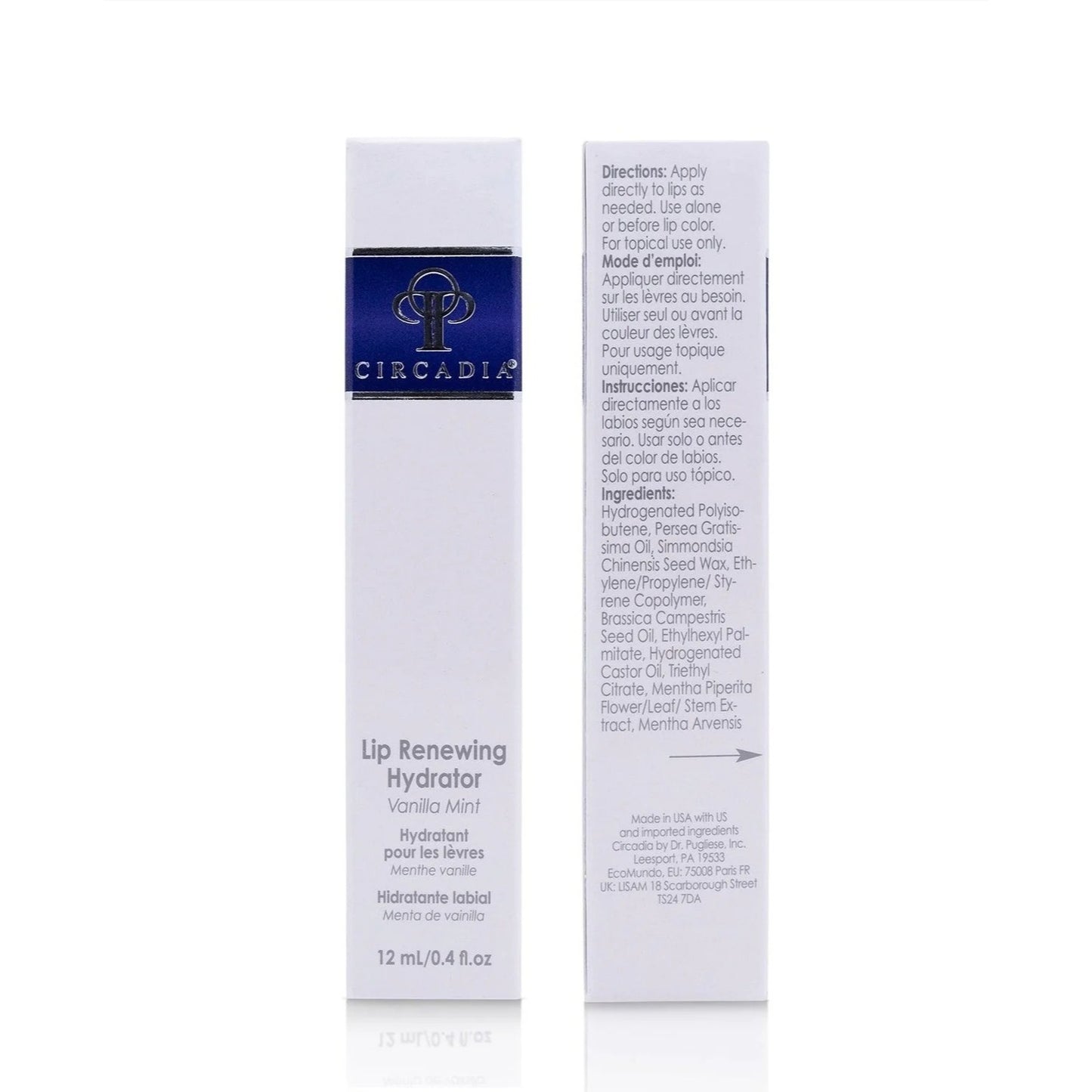 Skincare Circadia Lip Renewing Hydrator Vanilla Mint 0.4 oz Circadia's Lip Renewing Hydrator