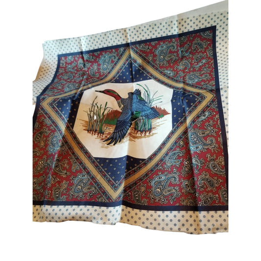 Craft Kit Pillow  Printed Duck Fabric and backing 20" x 18"  Cotton