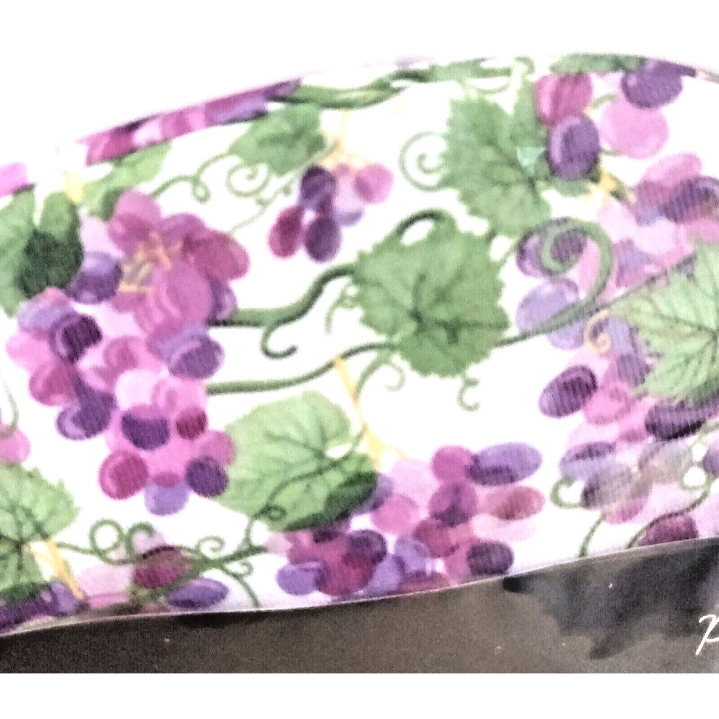 Mask Grapes Design Adult 2 pack 2 layers 100 % Polyester Washable Primeware