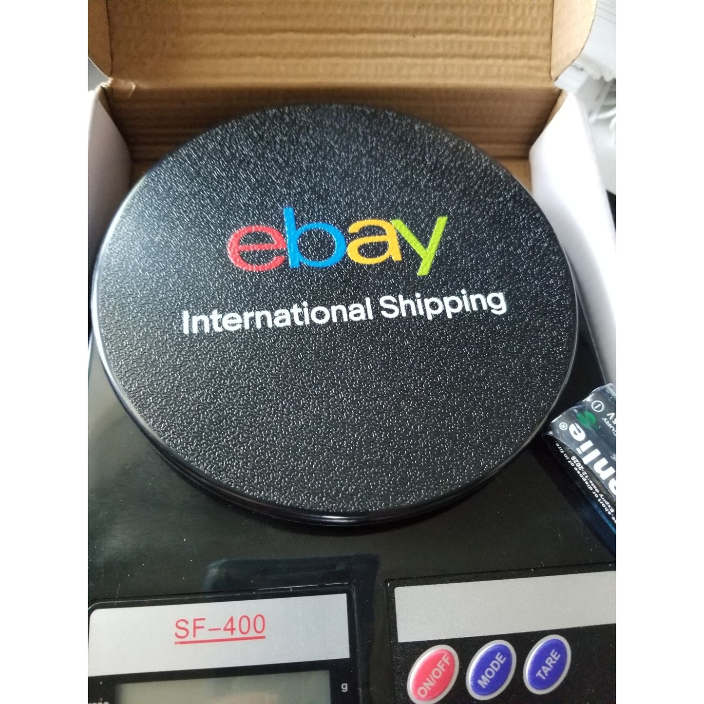 Scale Ebay International Shipping Brand Batteries Box Black Promo Item