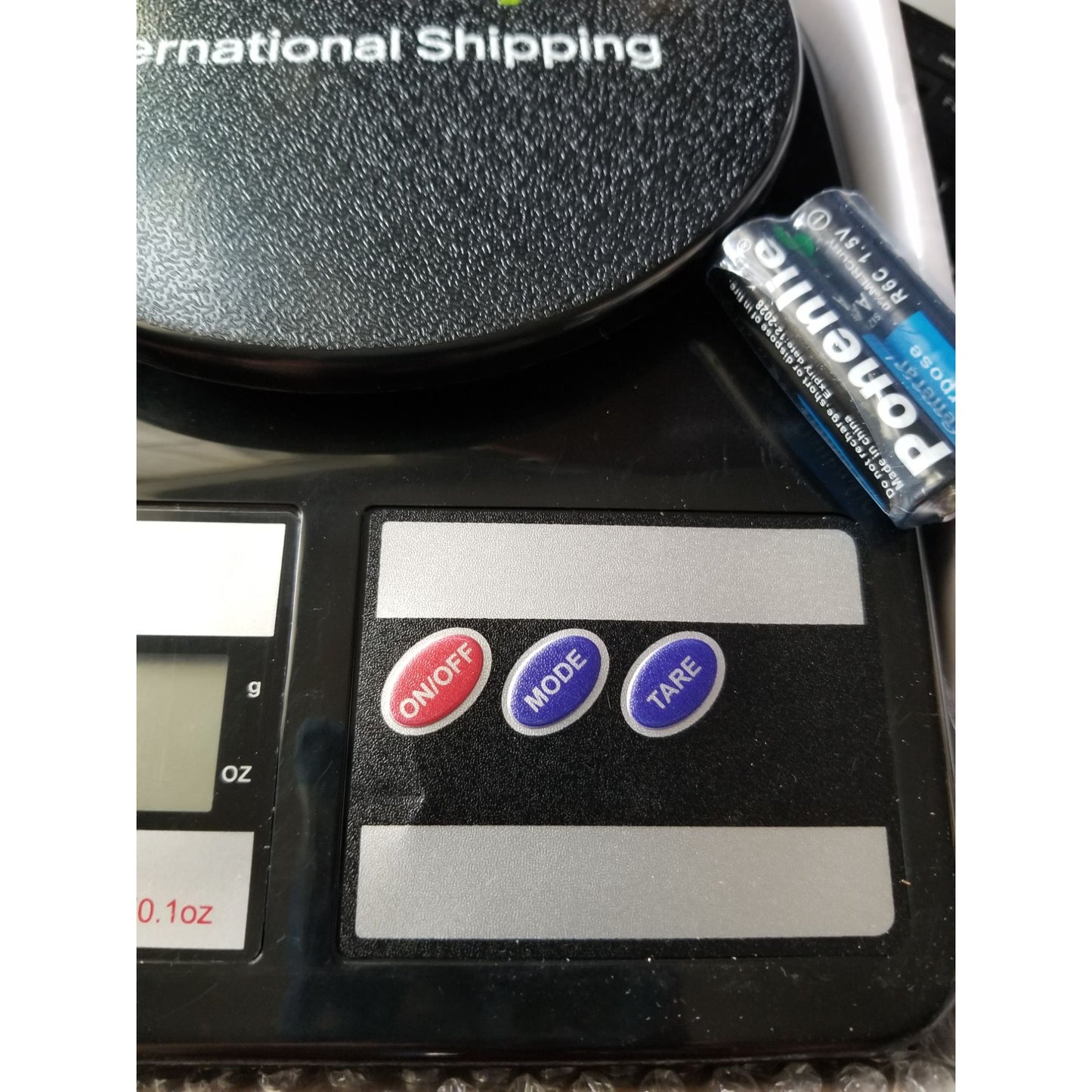 Scale Ebay International Shipping Brand Batteries Box Black Promo Item
