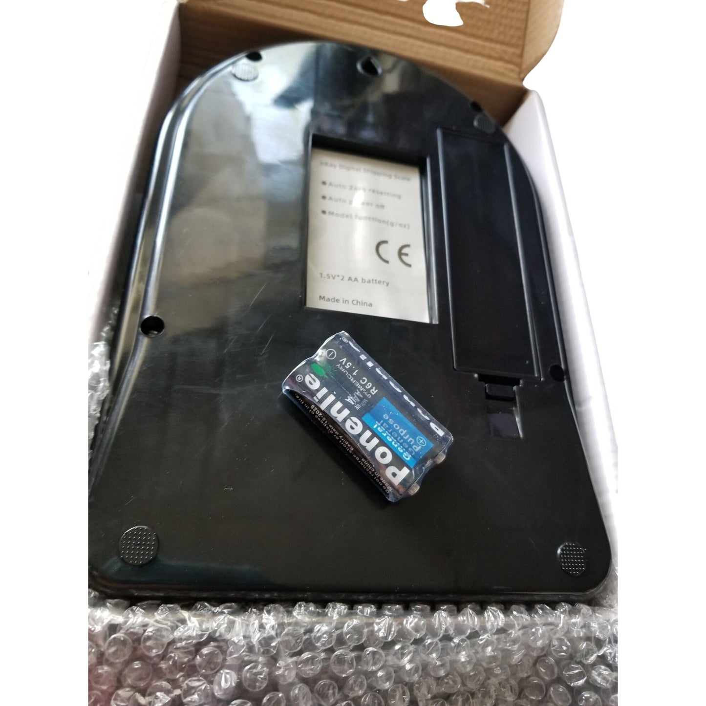 Scale Ebay International Shipping Brand Batteries Box Black Promo Item