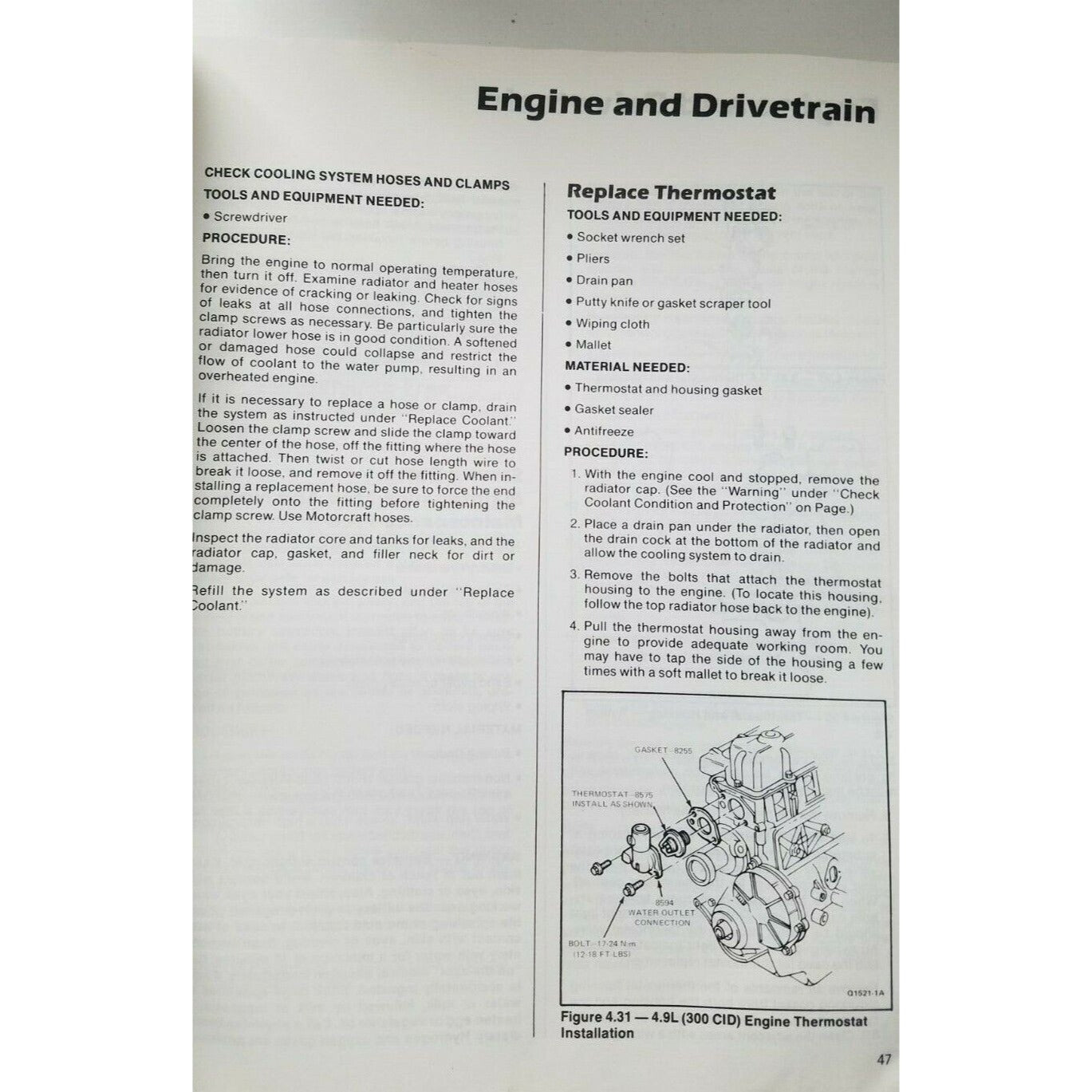 Book 1982 Ford  Light Truck Econoline Bronco Do It Yourself Service Guide