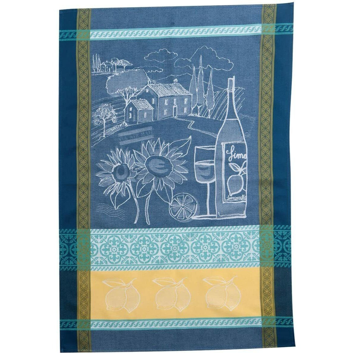 Kitchen Towel Kay Dee Design Blue Tuscan Sun Jacquard  Woven Tea Towel 21" x 28"