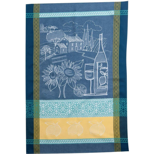 Kitchen Towel Kay Dee Design Blue Tuscan Sun Jacquard  Woven Tea Towel 21" x 28"