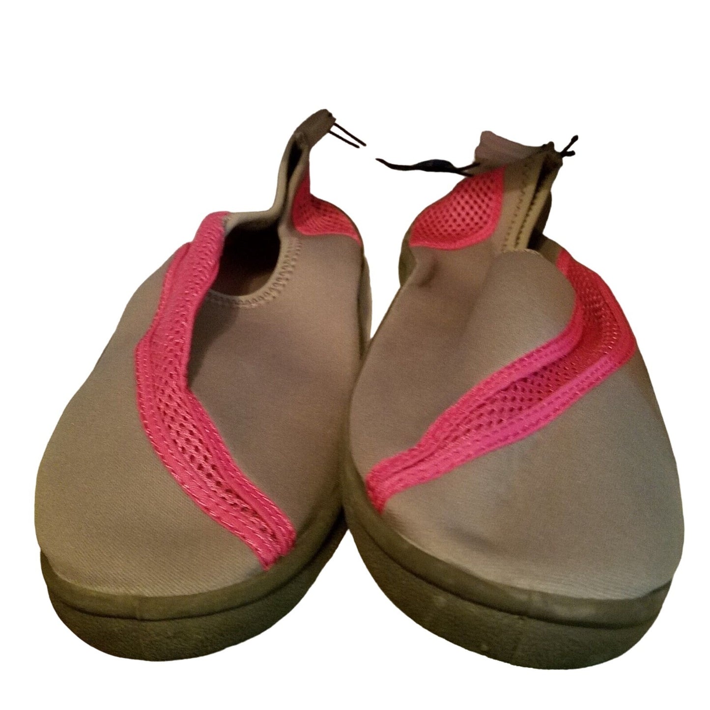 Shoes Water Shoes Size 9 -10 Swim Pink & Grey Women's Aqua Rubber Sole