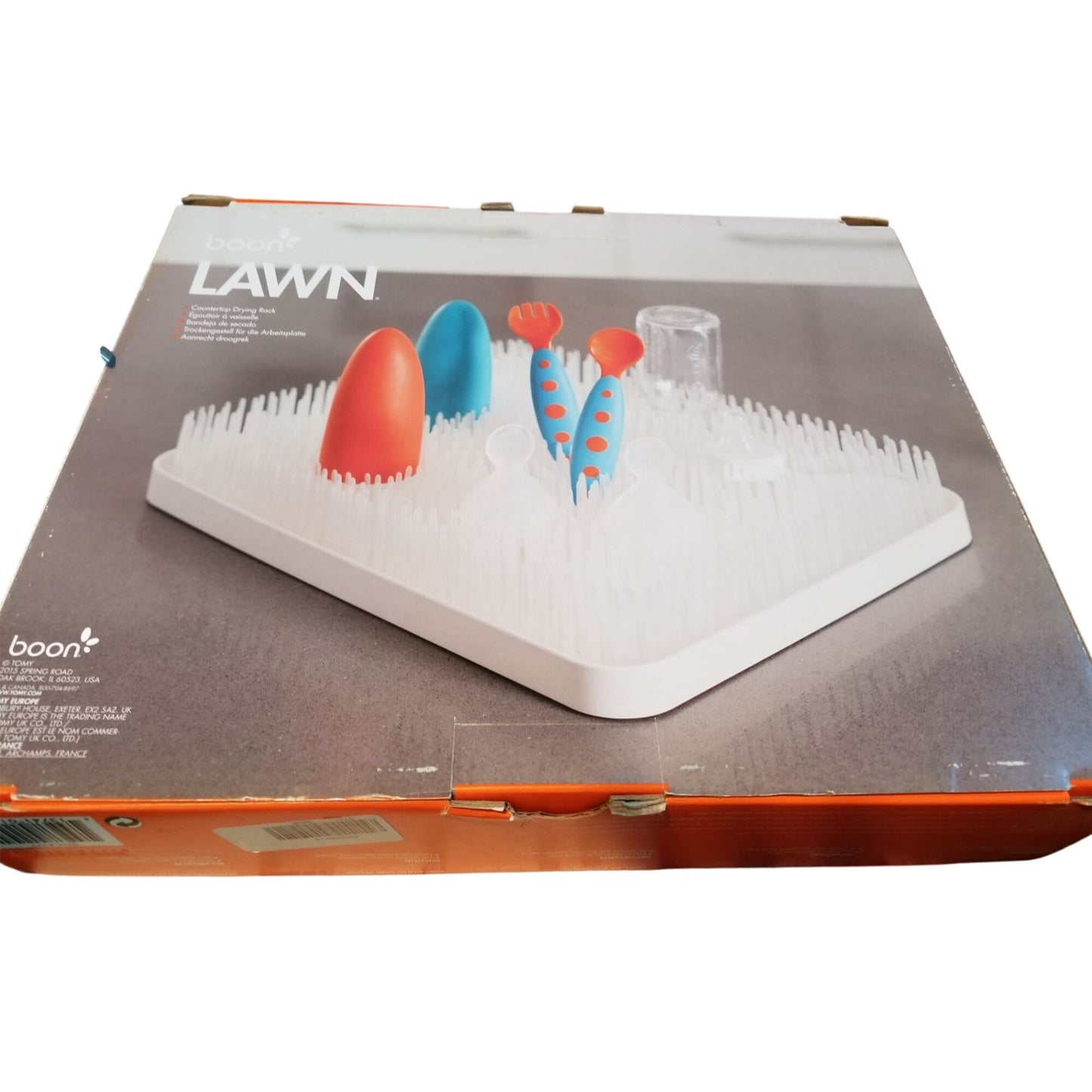 Baby Boon Lawn Counter Top Drying Rack - Sage Green  Holds up to 18 Bottles