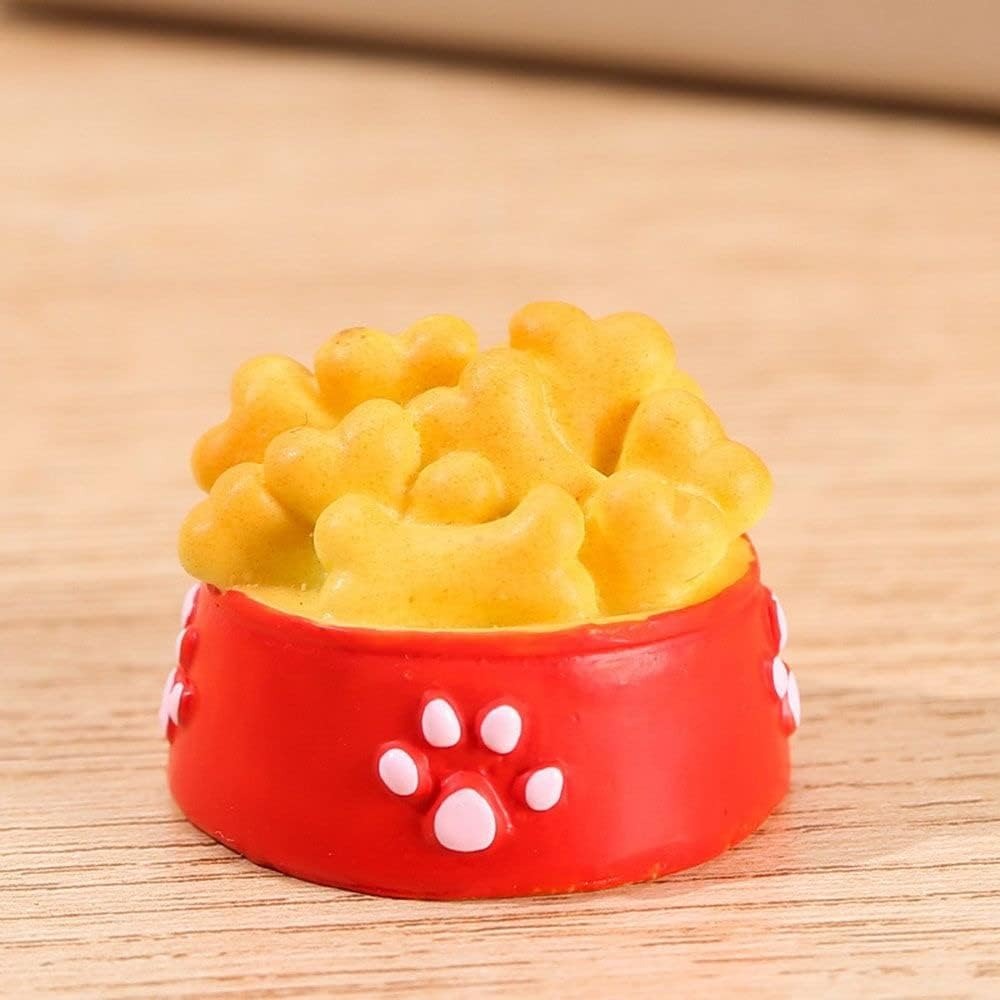 Toy 6 Pcs Dog Figurines Resin Crafts Micro Landscape Dog Animals Statue Miniature Doll House Ornament Fairy Garden Accessories