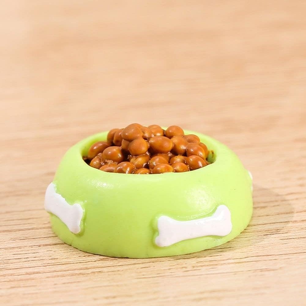 Toy 6 Pcs Dog Figurines Resin Crafts Micro Landscape Dog Animals Statue Miniature Doll House Ornament Fairy Garden Accessories