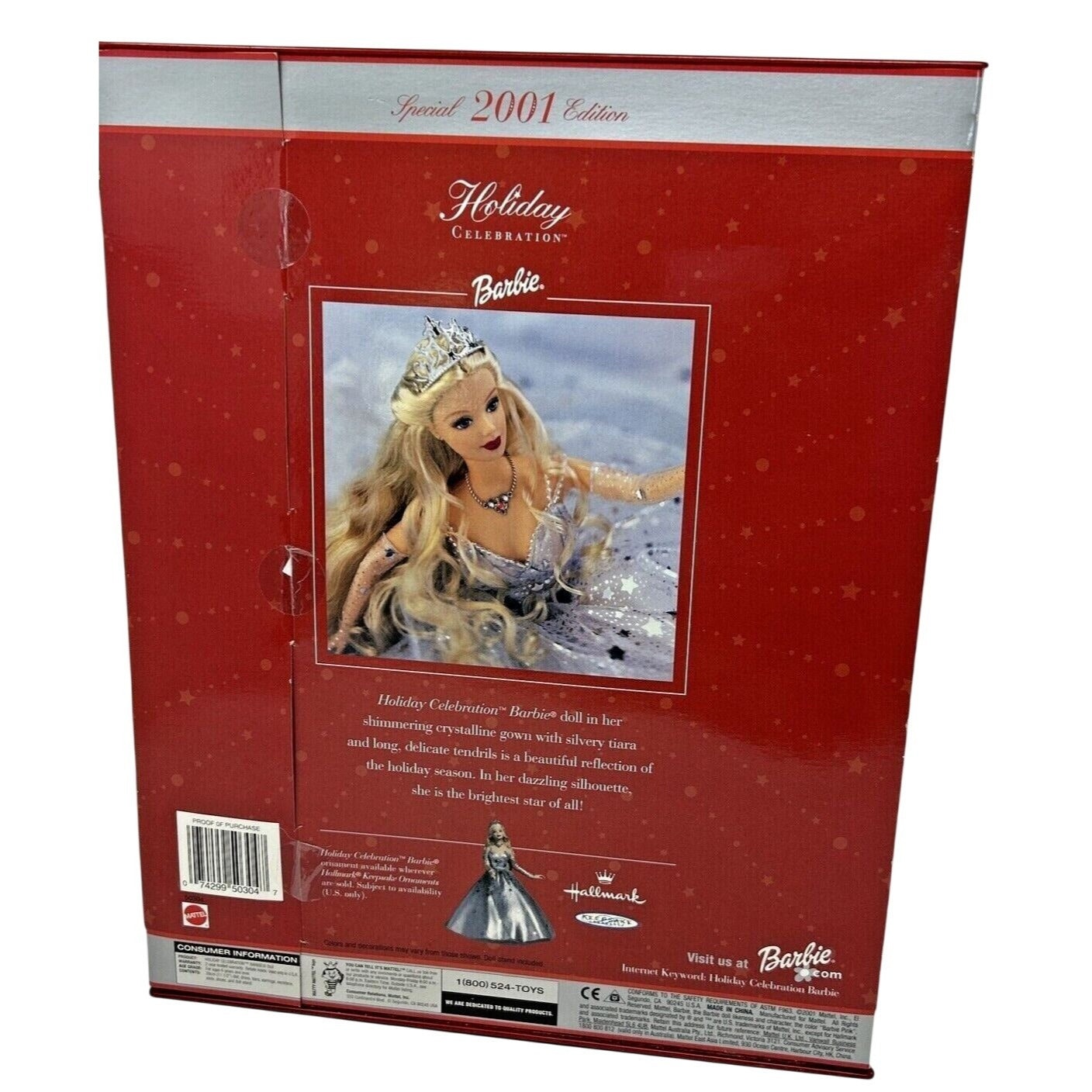 Barbie 2001 Special Edition Holiday Celebration Barbie Mattel 50304