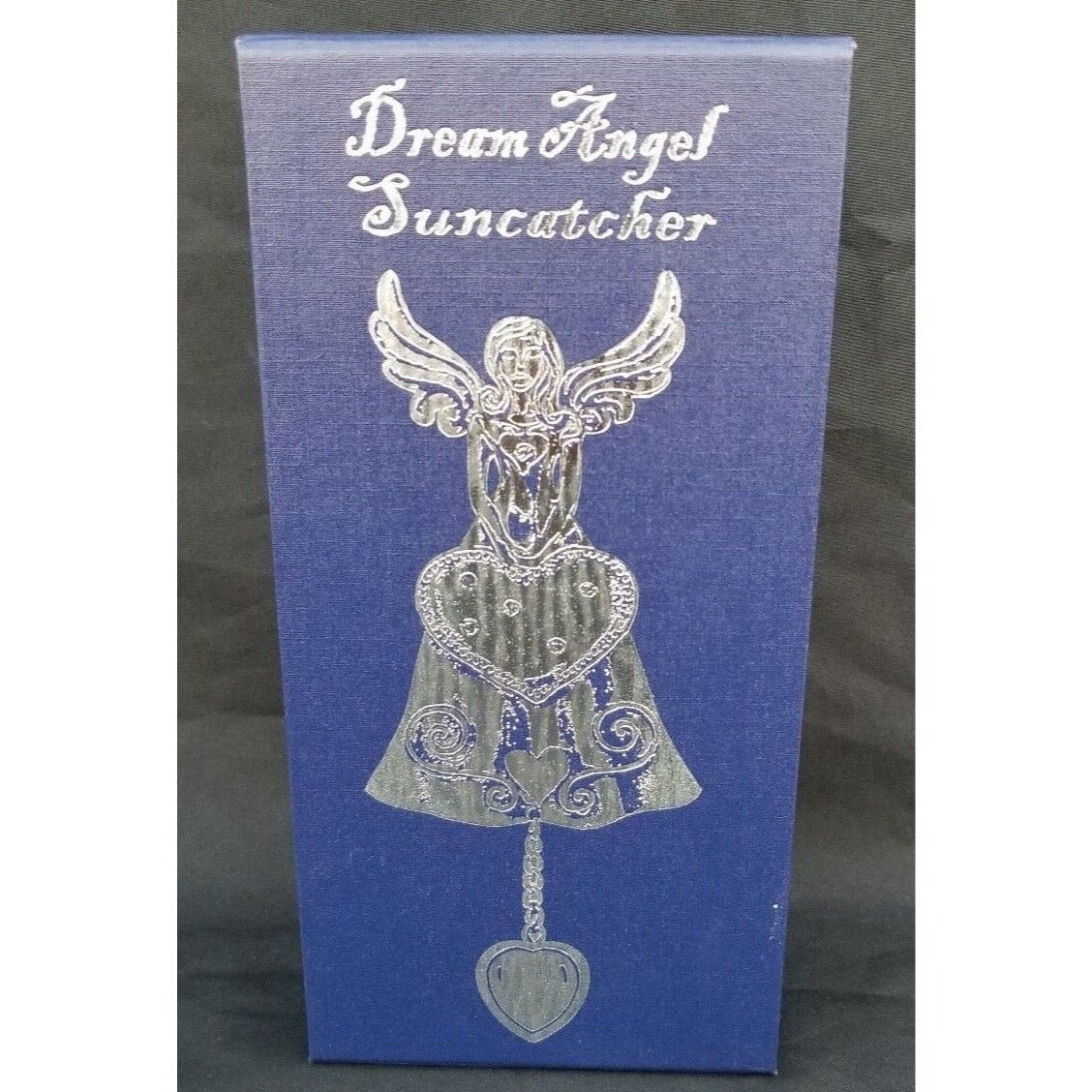 Ornament Dream Angel Suncatcher Hanging Ornament Yellow Stone Elegant Silver