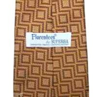 Tie Brown Polyester Neck Tie Florenteen Superba Brand  52 " Long  3 1/2"  Wide