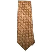 Tie Brown Polyester Neck Tie Florenteen Superba Brand  52 " Long  3 1/2"  Wide