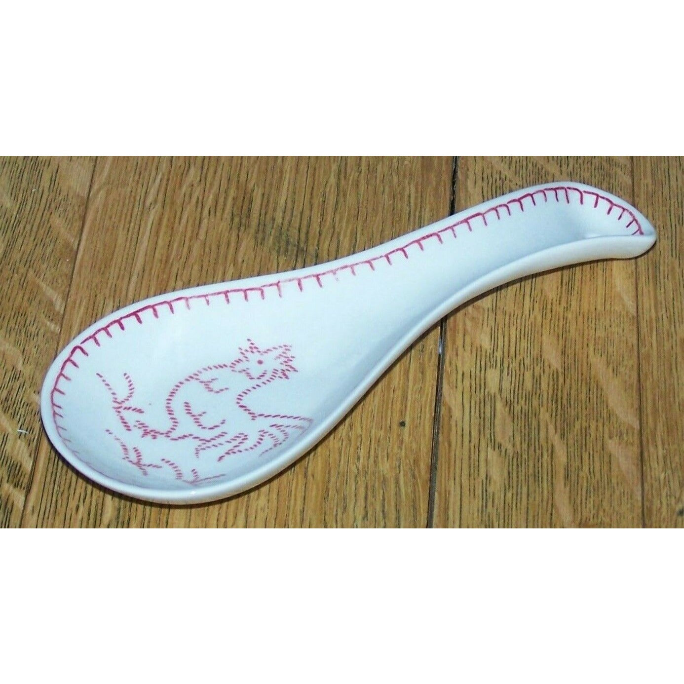 Kitchen Spoon Rest Rooster Ceramic Andrea by Sadek 8 1/2" Hanging or Counter