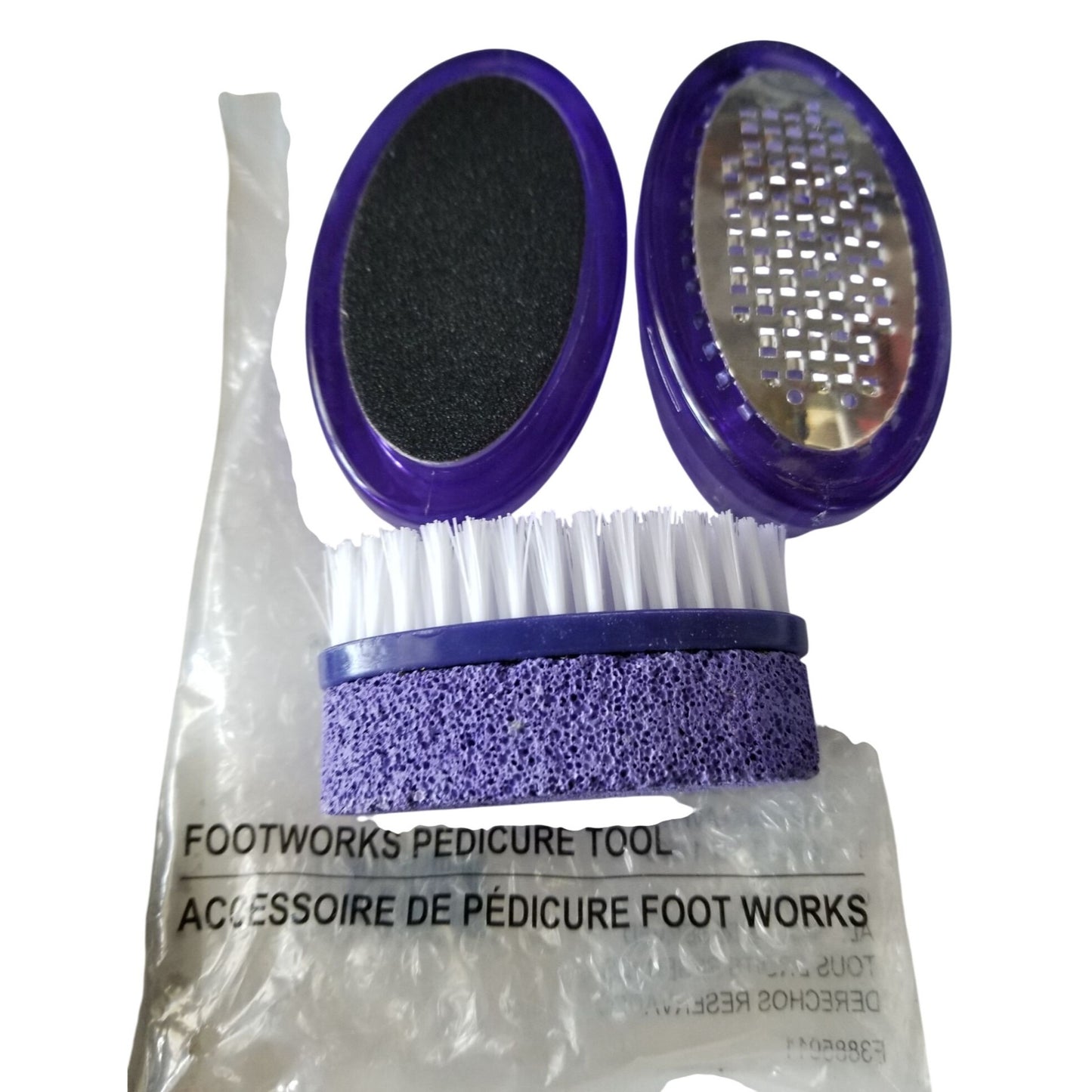 Avon Footworks Pedicure Tool Purple Multifonctionnel Pedicure