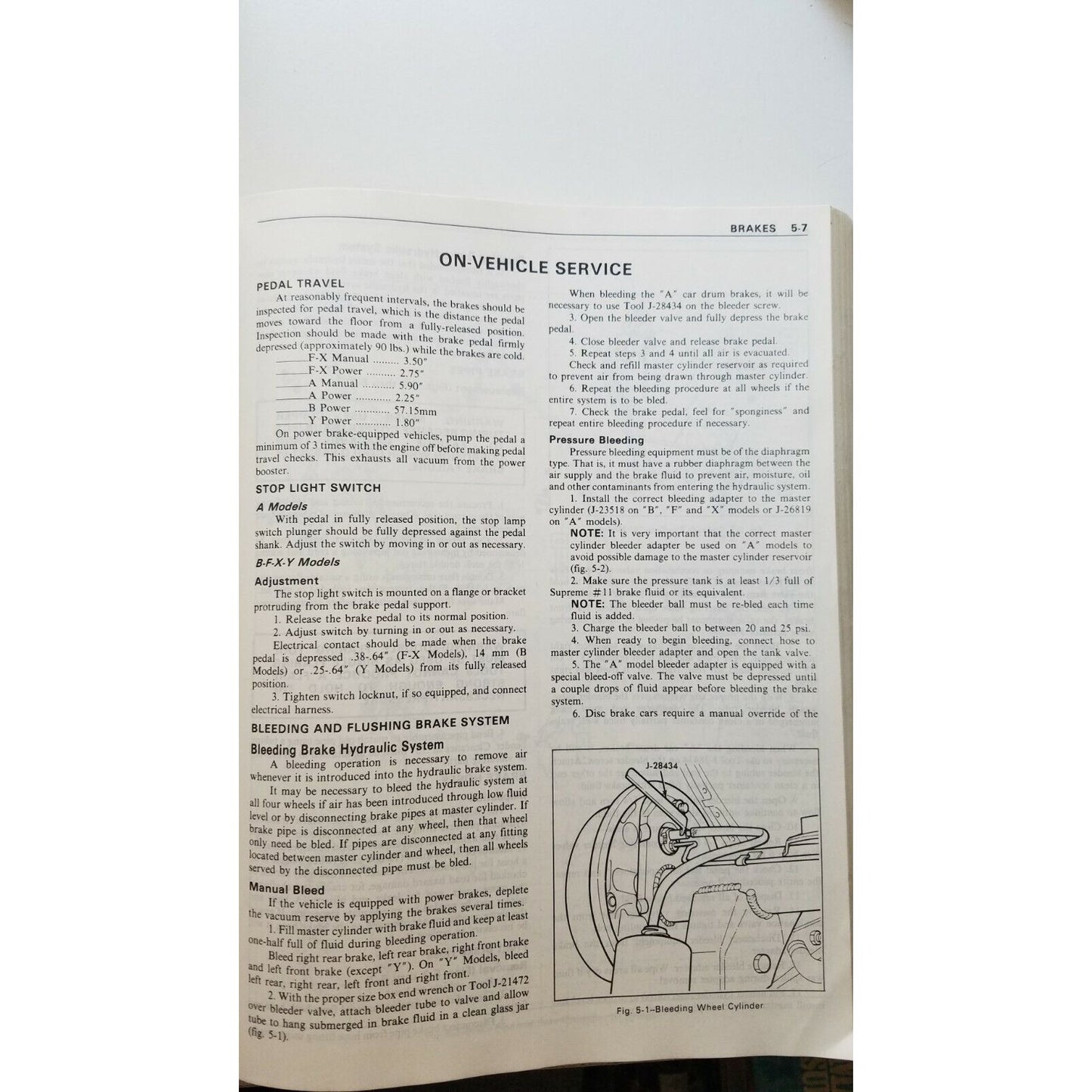 1978 Chevrolet Malibu Camaro Monte Carlo Nova Corvette Auto Service Manual