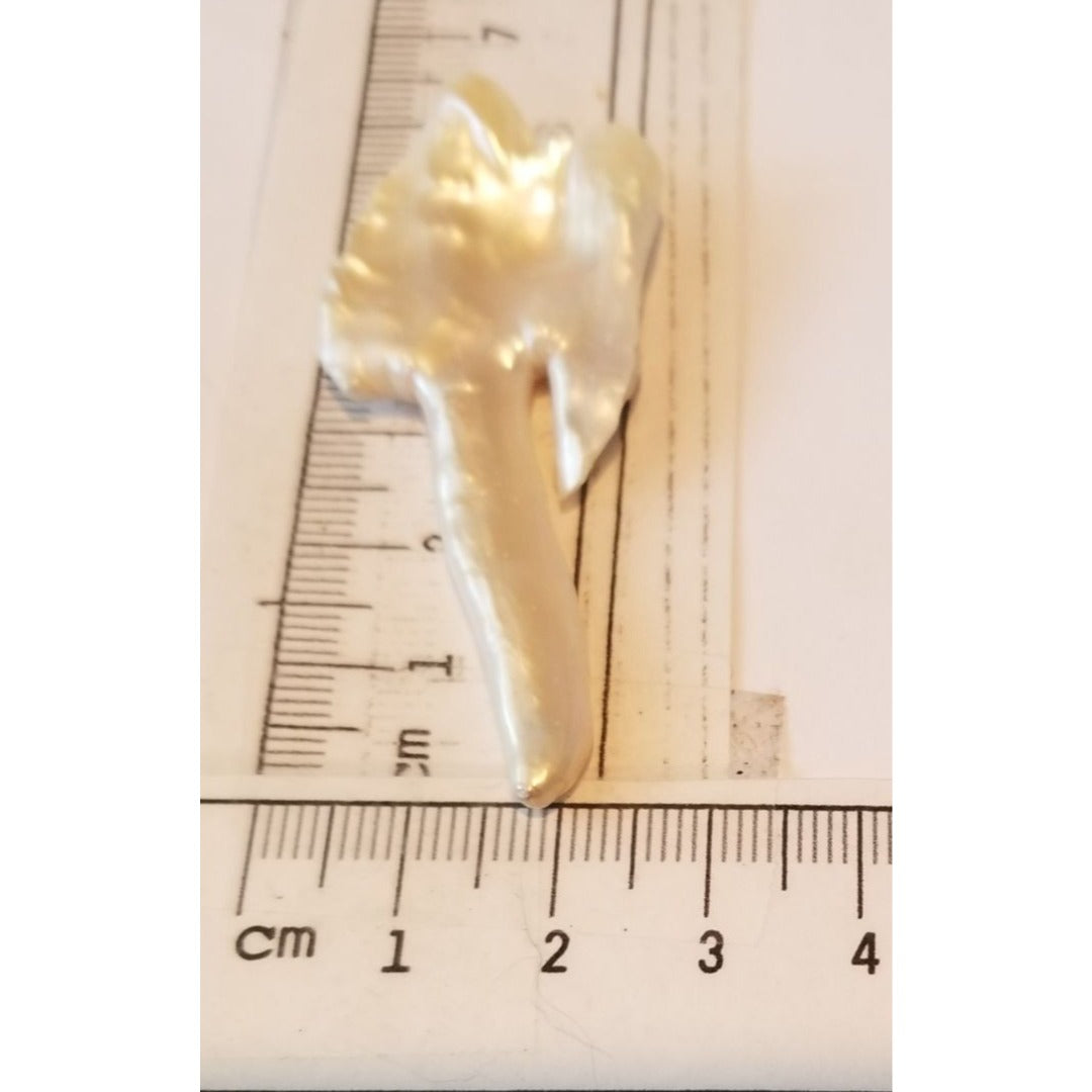 Loose Baroque Arrow Freshwater Keshi 25.5 ct  5.1 gr  6 cm  x 3 .5 cm